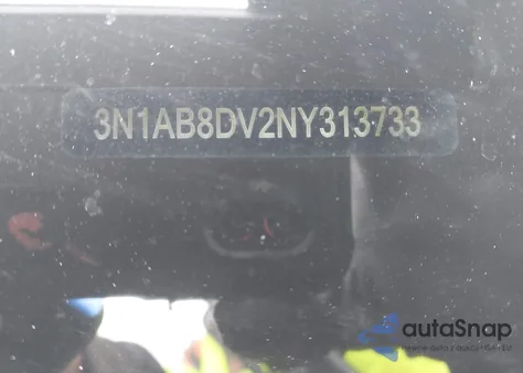 2022 Nissan Sentra Sr Xtronic Cvt из США, поврежденный, VIN 3N1AB8DV2NY313733